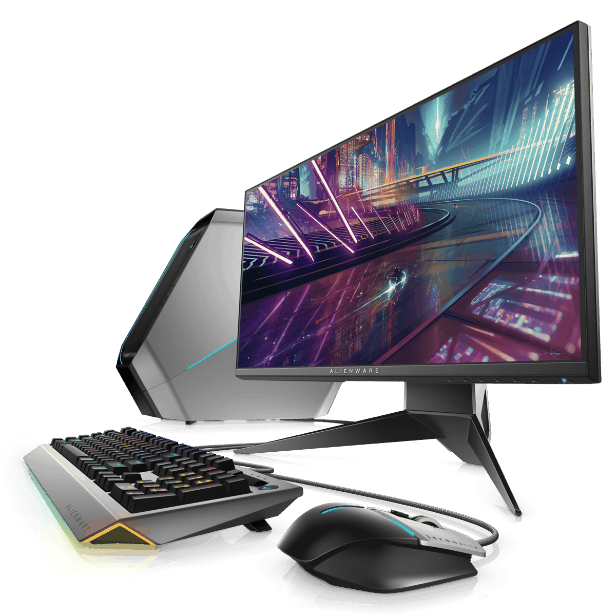 Gaming Dell Desktop monitor tastiera e mouse